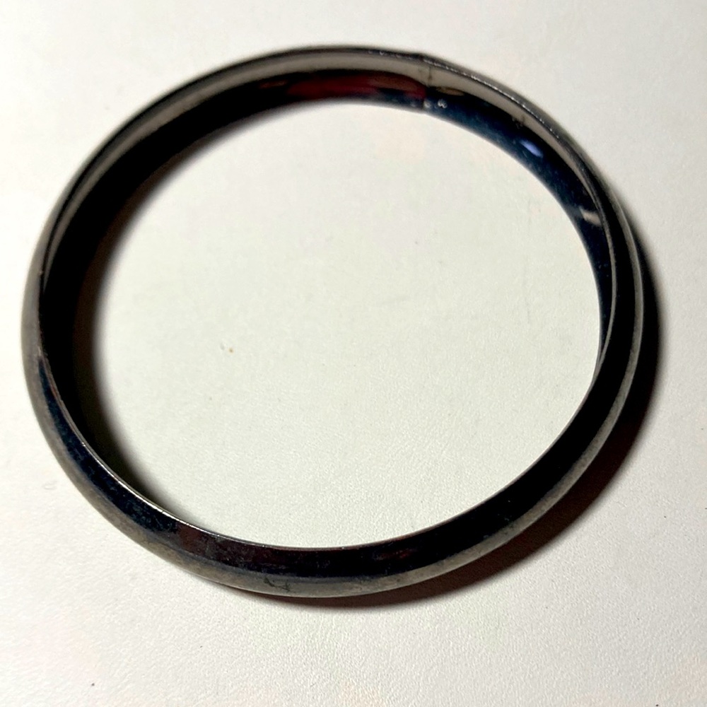 Chrome bangle bracelet #1934